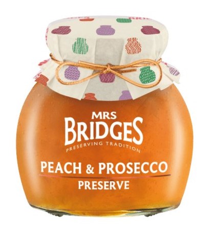 Mrs. Bridges zavařenina Broskev a Prosecco 340g 1 Mrs. Bridges zavařenina Broskev a Prosecco 340g