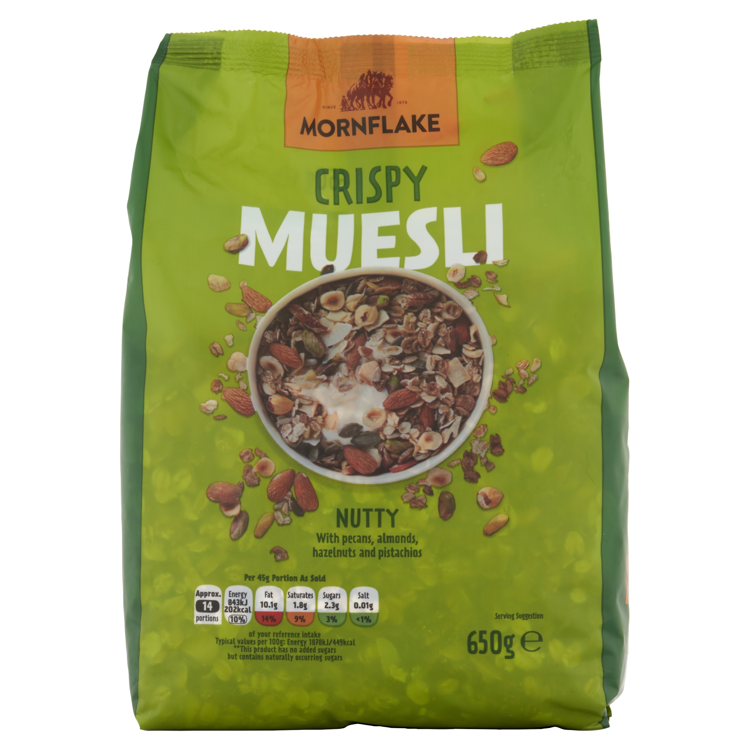 Mornflake cereálie - Mix ořechů 650g 1 Mornflake cereálie - Mix ořechů 650g