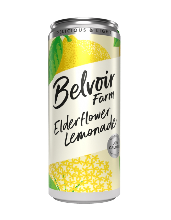 Belvoir Farm Bezinková limonáda plechovka 330ml 1 Belvoir Farm Bezinková limonáda plechovka 330ml